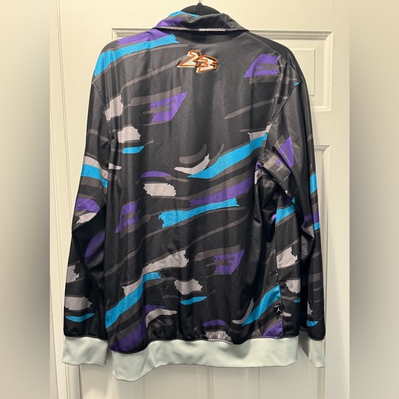 Nike Air Jordan Retro 8 Aqua Track Jacket Men's Full Zip Jumpman Sz Medium Mens - Picture 1 of 4